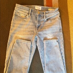 Frame Denim Sky Blue Skinny Le Skinny de Jeanne Jeans